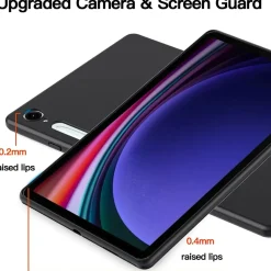 Samsung Galaxy Tab S9 / S9 FE - Tablet TPU Hülle Schwarz