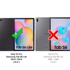 Samsung Galaxy Tab S6 Lite - Tablet TPU Hülle Schwarz