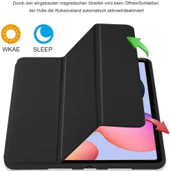 Samsung Galaxy Tab S7+/S7 FE/S8+ - Smart Cover mit Sleep-Funktion