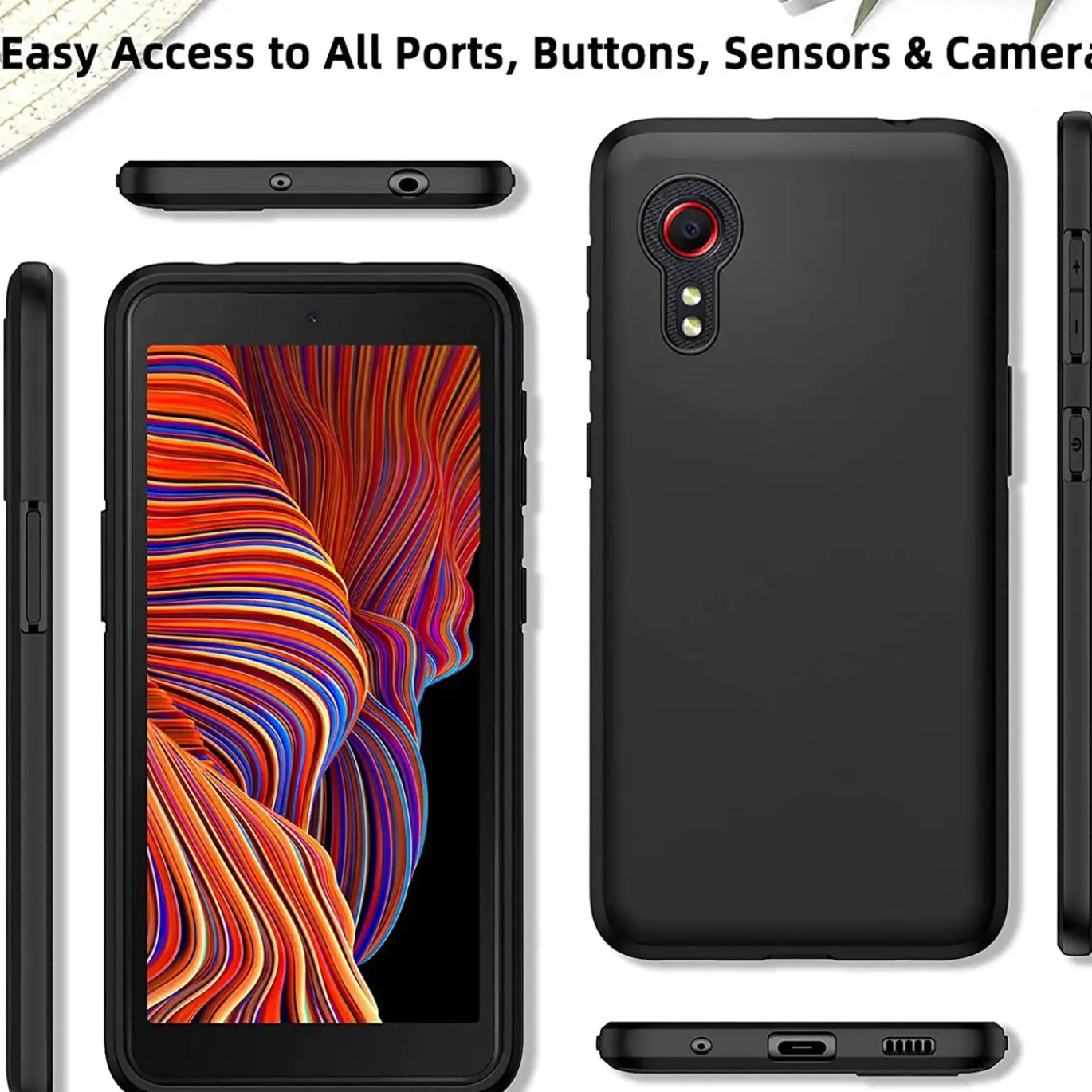 Samsung Galaxy XCover 5 - Slim Silikon Backcover Schwarz
