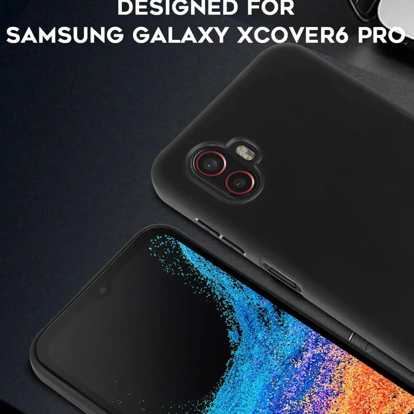 Samsung Galaxy XCover 6 Pro - Slim Silikon Backcover Schwarz
