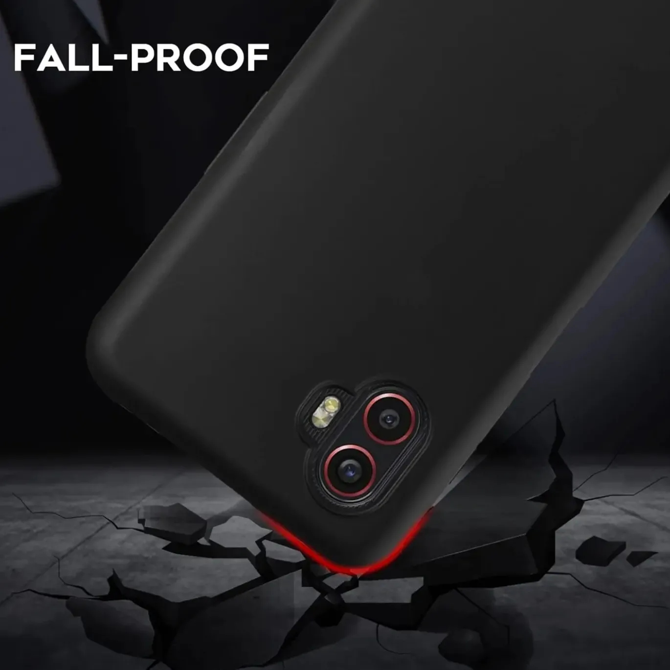 Samsung Galaxy XCover 6 Pro - Slim Silikon Backcover Schwarz