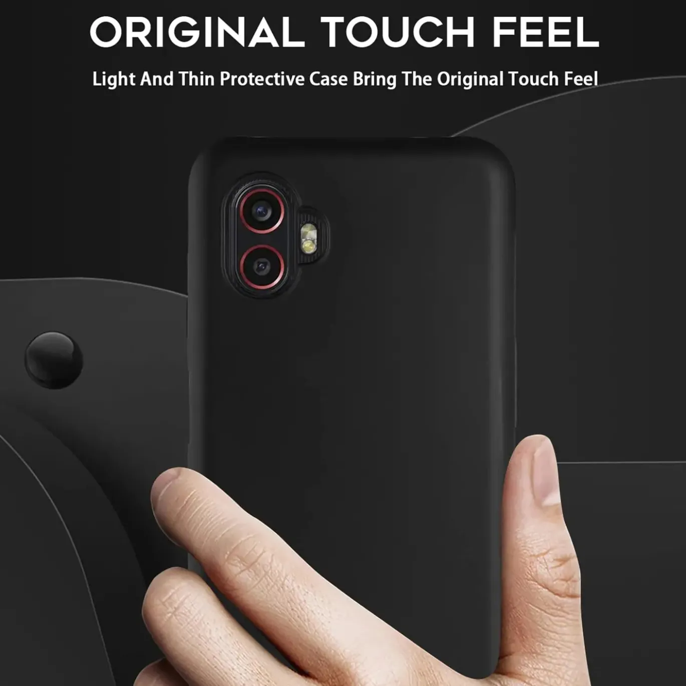 Samsung Galaxy XCover 6 Pro - Slim Silikon Backcover Schwarz