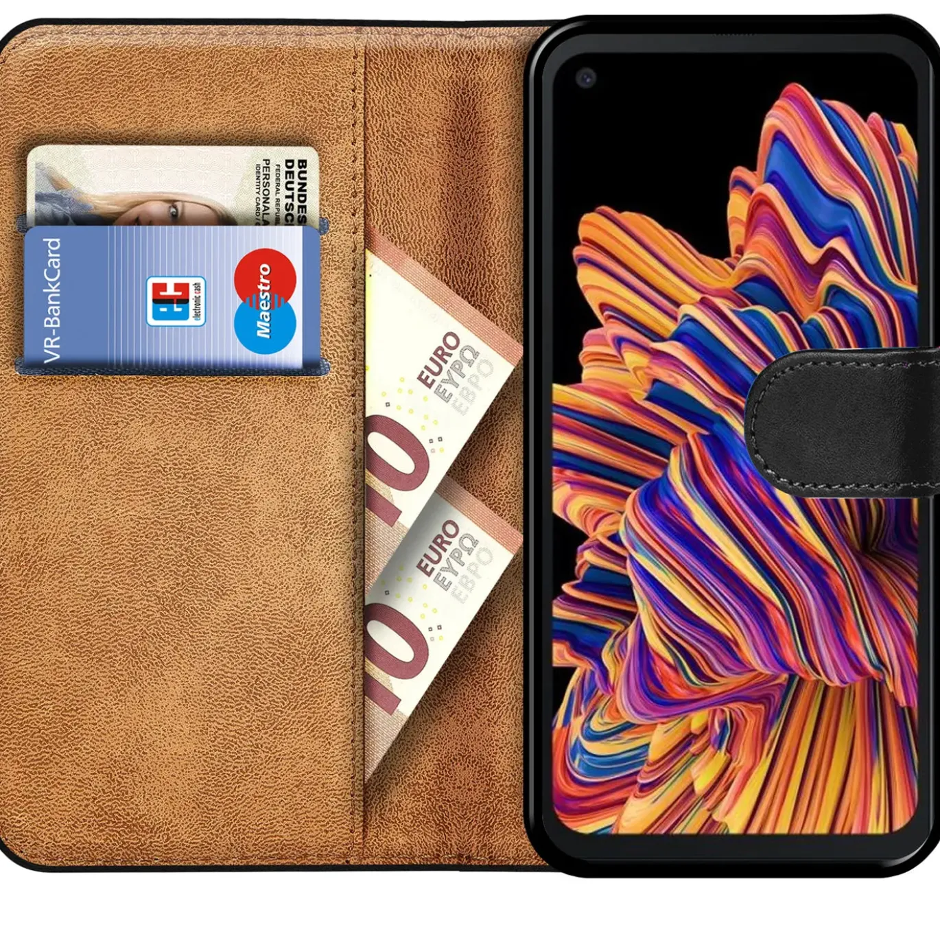 Samsung Galaxy Xcover Pro - Klapphülle mit Kartenfächern