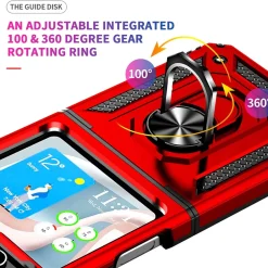 Samsung Galaxy Z FLIP 5 - Outdoor Hardcase mit Ringhalter