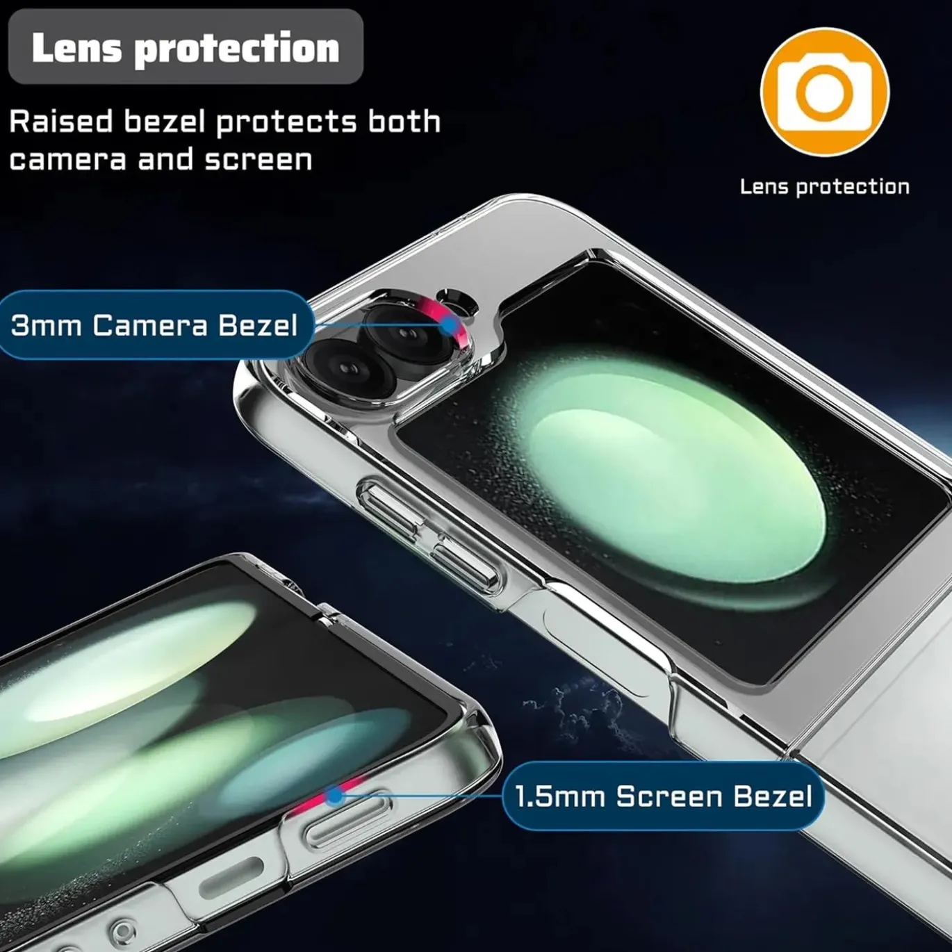 Samsung Galaxy Z FLIP 6 - Slim Clear Case Hülle