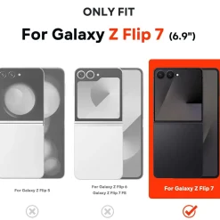 Samsung Galaxy Z FLIP 7 - Slim Silikon Backcover Schwarz