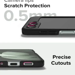 Samsung Galaxy Z FLIP 5 - Slim Silikon Backcover Schwarz