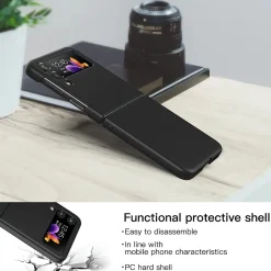 Samsung Galaxy Z FLIP 4 - Slim Silikon Backcover Schwarz