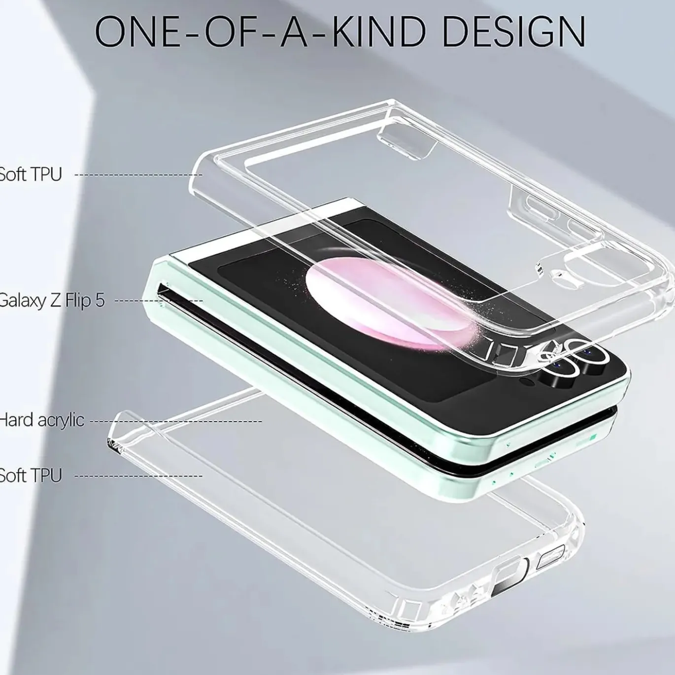 Samsung Galaxy Z FLIP 5 - Slim Clear Case Hülle