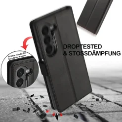 Samsung Galaxy Z FOLD 5 - Klapphülle mit Kartenfächern