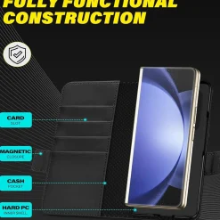 Samsung Galaxy Z FOLD 7 - Robuste Klapphülle mit RFID Block