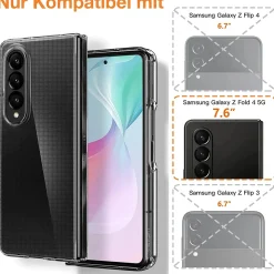 Samsung Galaxy Z FOLD 4 - Slim Clear Case Hülle
