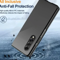 Samsung Galaxy Z FOLD 3 - Slim Silikon Backcover Schwarz