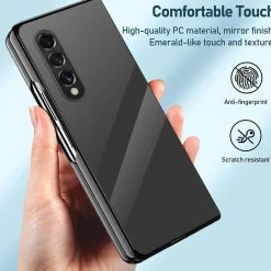 Samsung Galaxy Z FOLD 3 - Slim Silikon Backcover Schwarz