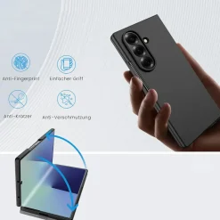 Samsung Galaxy Z FOLD 7 - Slim Silikon Backcover Schwarz