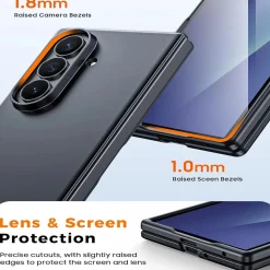 Samsung Galaxy Z FOLD 7 - Slim Silikon Backcover Schwarz