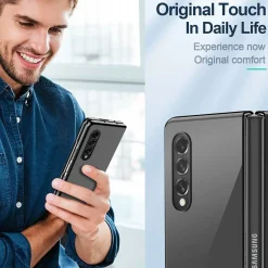Samsung Galaxy Z FOLD 4 - Slim Silikon Backcover Schwarz