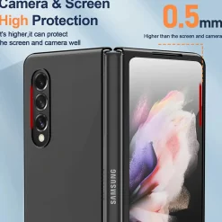 Samsung Galaxy Z FOLD 4 - Slim Silikon Backcover Schwarz