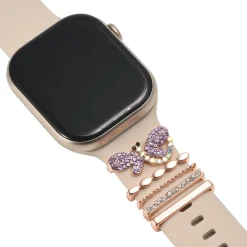 Smartwatch Armbandschmuck Set mit Charms & Deko-Ringen