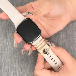 Smartwatch Armbandschmuck Set mit Charms & Deko-Ringen