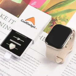 Smartwatch Armbandschmuck Set mit Charms & Deko-Ringen