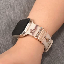 Smartwatch Armbandschmuck Set mit Charms & Deko-Ringen