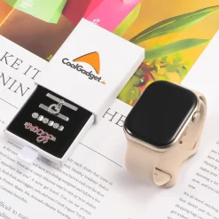 Smartwatch Armbandschmuck Set mit Charms & Deko-Ringen