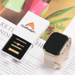 Smartwatch Armbandschmuck Set mit Charms & Deko-Ringen