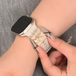 Smartwatch Armbandschmuck Set mit Charms & Deko-Ringen