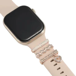 Smartwatch Armbandschmuck Set mit Charms & Deko-Ringen