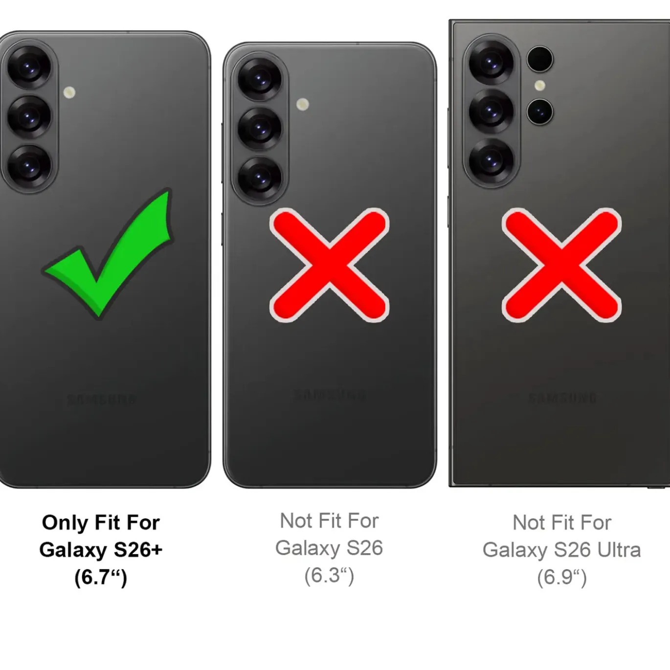 Textil Klapphülle für Samsung Galaxy S26 Plus - Case im Jeanslook mit Kartenfächern