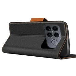 Textil Klapphülle für Xiaomi Poco F8 Ultra - Case im Jeanslook mit Kartenfächern