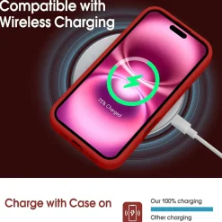 TPU Case für iPhone 17 - Slim Hülle mit Kartenfach & Mikrofaser-Inlay