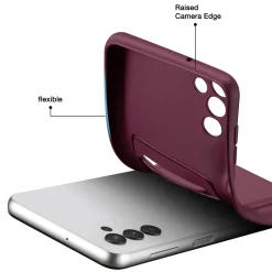 TPU Case für Samsung Galaxy S25 FE - Slim Hülle mit Kartenfach & Mikrofaser-Inlay