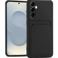 TPU Case für Samsung Galaxy S25 FE - Slim Hülle mit Kartenfach & Mikrofaser-Inlay