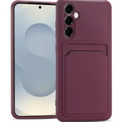 TPU Case für Samsung Galaxy S25 FE - Slim Hülle mit Kartenfach & Mikrofaser-Inlay