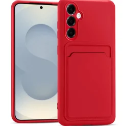 TPU Case für Samsung Galaxy S25 FE - Slim Hülle mit Kartenfach & Mikrofaser-Inlay