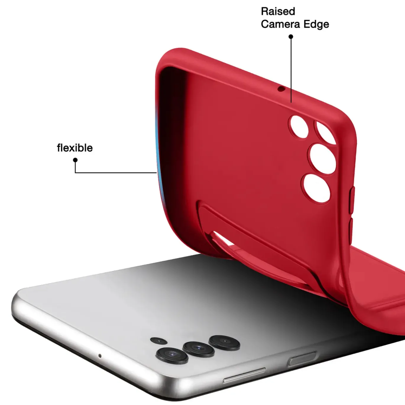 TPU Case für Samsung Galaxy A17 5G - Slim Hülle mit Kartenfach & Mikrofaser-Inlay