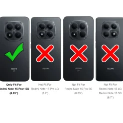 Transparente TPU Hülle für Xiaomi Redmi Note 15 Pro+ 5G - Kristallklares Slim Case