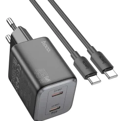 45W GaN Schnellladegerät USB-C & USB-A 3.0 Fast Charger Netzteil