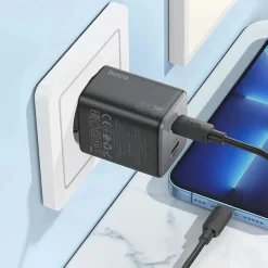 45W GaN Schnellladegerät USB-C & USB-A 3.0 Fast Charger Netzteil