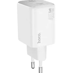 45W GaN Schnellladegerät USB-C & USB-A 3.0 Fast Charger Netzteil