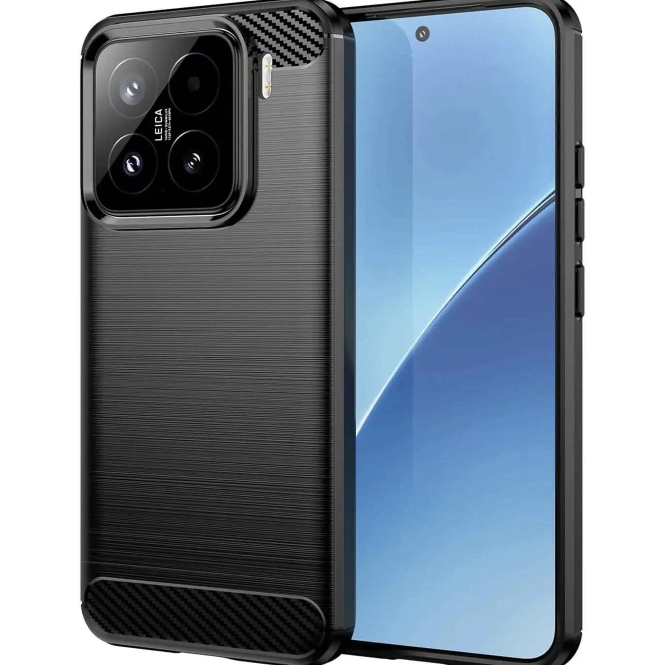 Xiaomi 15 - Carbon Case Hülle, stoßfest