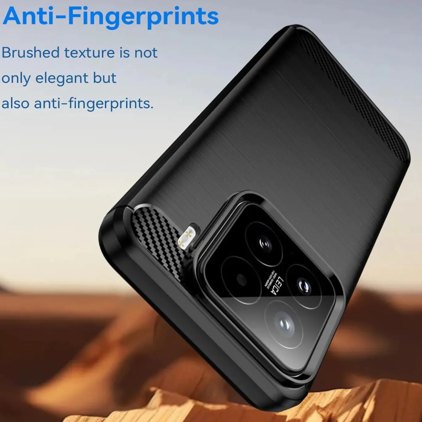 Xiaomi 15 - Carbon Case Hülle, stoßfest