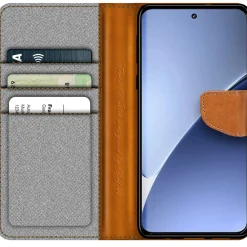 Xiaomi 15 - Jeanslook Klapphülle mit Kartenfach