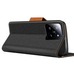 Xiaomi 15 - Jeanslook Klapphülle mit Kartenfach