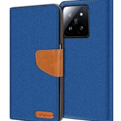 Xiaomi 15 - Jeanslook Klapphülle mit Kartenfach