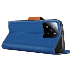 Xiaomi 15 - Jeanslook Klapphülle mit Kartenfach