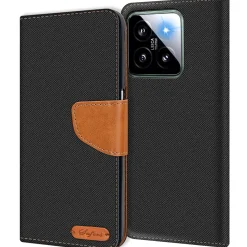 Xiaomi 14 - Jeanslook Klapphülle mit Kartenfach